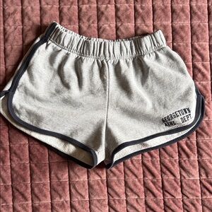 Brandy Melville Gray Athletic Shorts with Black Trim